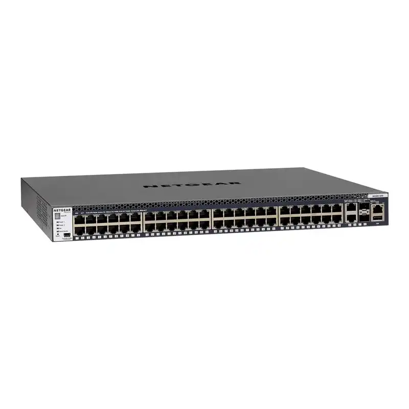 Switch manageable ProSAFE M4300-52GSwitch Manageable Stackable avec 48x1G et 4x10G incluant 2x10GBA... (GSM4352S-100NES)_1